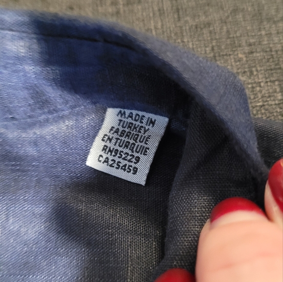 Ted Baker - Blue Dress Shirt - Size 7 - Picture 4 of 7